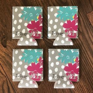 NEW Thirty-One Party Thermal Can Coolers - Set of 4